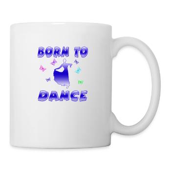 Tanzen - Tasse - Weiß - Rechts