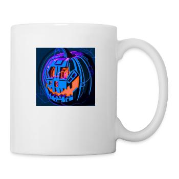 Halloween Kübis im Science-Fiction Stil - Tasse - Weiß - Rechts