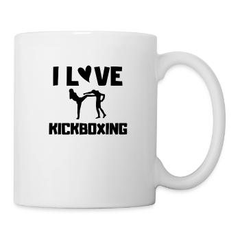 I LOVE KICKBOXING - Mug blanc - blanc - Droite