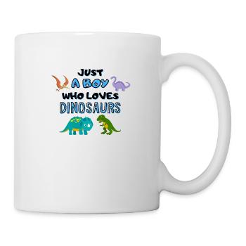 Just A Boy Who Loves Dinosaurs - Mug - white - Right