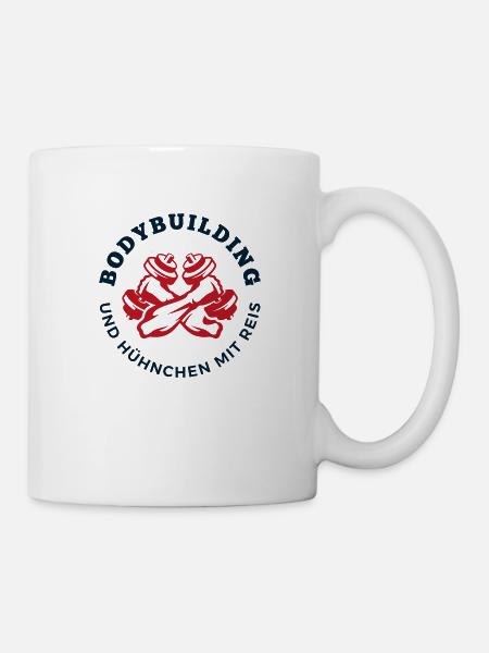 Hühnchen mit Reis 2 - Tasse - Weiß