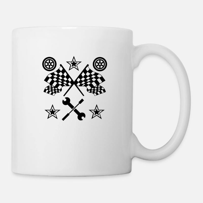 Auto - Tasse - Weiß