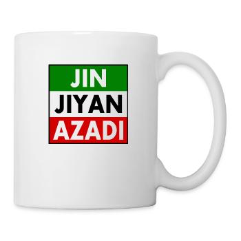 jin jiyan azadi - Mug blanc - blanc - Droite