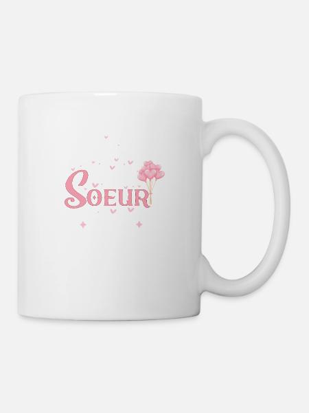 Je vais etre grande soeur en 2023 Cadeau - Mug blanc - blanc