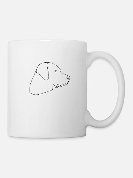 Hund - Tasse - Weiß