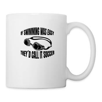 Schwimmerin Frau Schwimmer Schwimmverein Schwimmen - Tasse - Weiß - Rechts