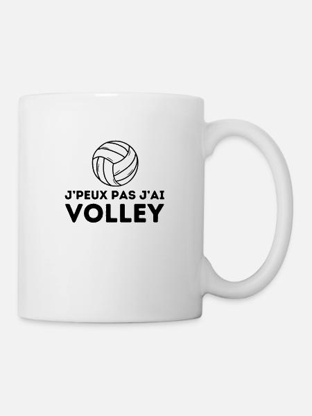 J'peux pas j'ai volley - Mug blanc - blanc