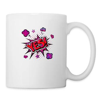 oui chante drôle pas de fille féminisme appliquer toujours - Mug blanc - blanc - Droite