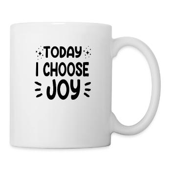 Aujourd’hui, je choisis Joy - Mug blanc - blanc - Droite
