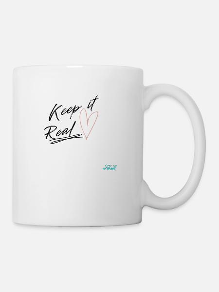 Keep it Real - Mug blanc - blanc
