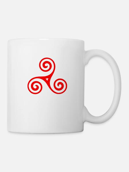 Symbole celtique - Mug blanc - blanc