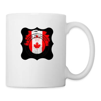 Kanada, Ahornblatt. - Tasse - Weiß - Rechts