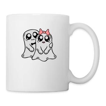 Couple Fantômes Homme Femme - Mug blanc - blanc - Droite