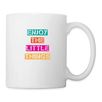 Enjoy - Tasse - Weiß - Rechts