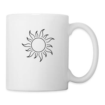 Sonne - Tasse - Weiß - Rechts