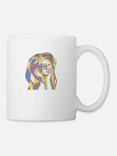 Mrs. Abstrakt - Mug - white