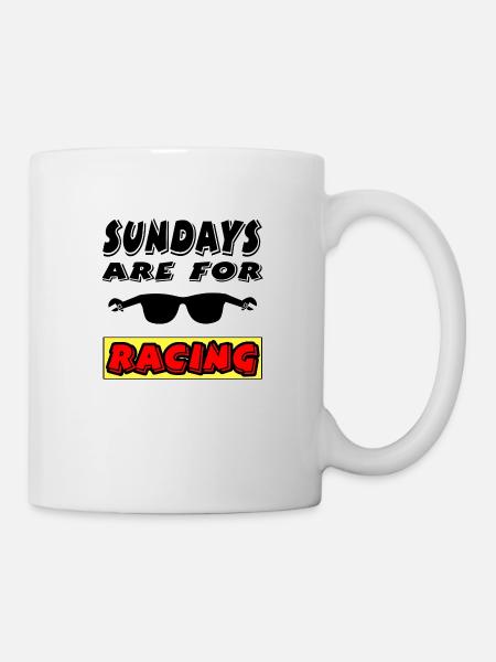 Auto - Tasse - Weiß