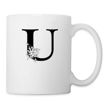 Letter U - Mug - white - Right
