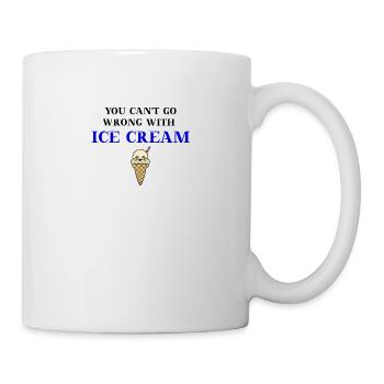 You can't go wrong with ice cream Gift Idea Ice Cream - Mug - white - Right