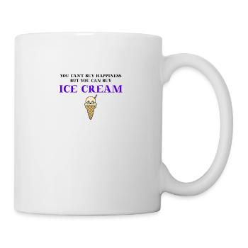 Idée cadeau crème glacée drôle - Mug blanc - blanc - Droite
