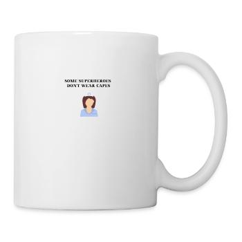 Infirmière Superhéroïne Héroïne Idée cadeau - Mug blanc - blanc - Droite