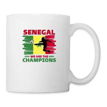 Senegal Football 2022 supporter Senegalese Foot - Mug - white - Right