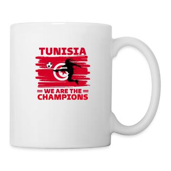 Tunisia Football 2022 supporter of Tunisia footbal - Mug - white - Right