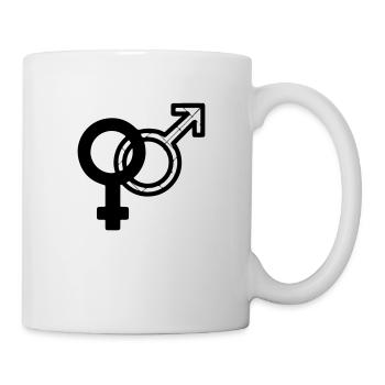 mâleandfemale - Mug blanc - blanc - Droite