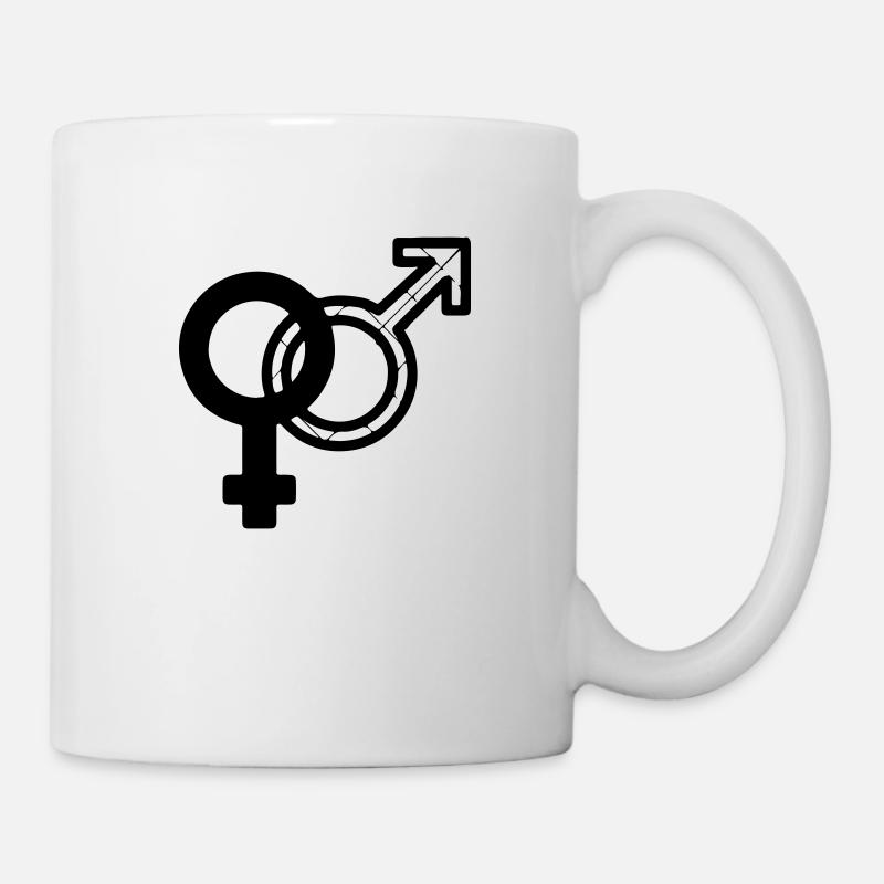 männlichundweiblich - Tasse - Weiß
