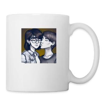 LGBT Queer kiss 🌈🌈 - Mug - white - Right