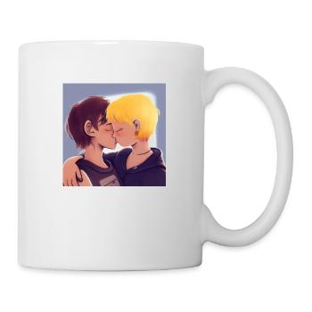 LGBT Queer kiss 🌈🌈 - Mug - white - Right