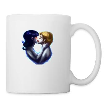 LGBT Queer kiss 🌈🌈 - Mug - white - Right