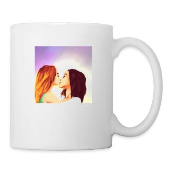 LGBT Queer kiss 🌈🌈 - Mug - white - Right