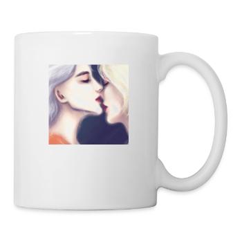 LGBT Queer kiss 🌈🌈 - Mug - white - Right