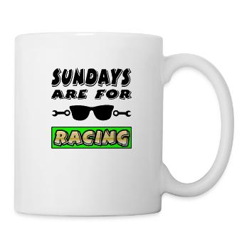 Auto - Tasse - Weiß - Rechts