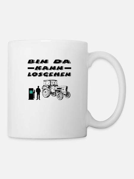 Traktor - Tasse - Weiß