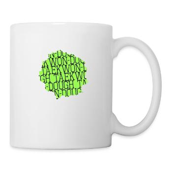Dinosaur present idea fun Christmas present dino - Mug - white - Right
