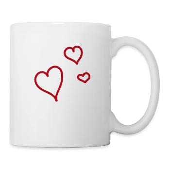 Herzensangelegenheit - Tasse - Weiß - Rechts