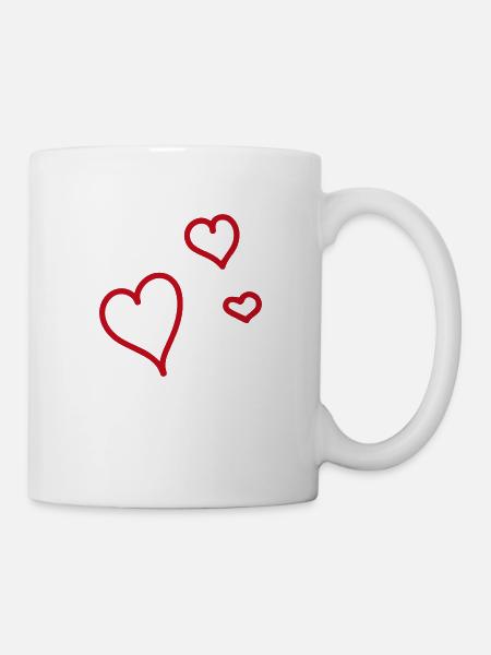 Herzensangelegenheit - Tasse - Weiß