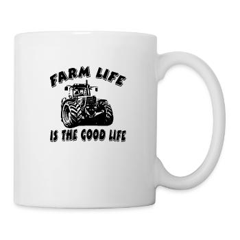 Ferme - Mug blanc - blanc - Droite