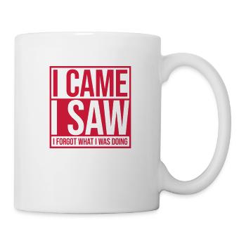 Je suis venu voir oublier - Mug blanc - blanc - Droite