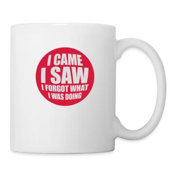 I came saw forget - Mug - white - Right