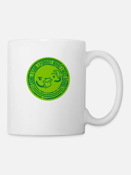 Je suis venu voir oublier - Mug blanc - blanc