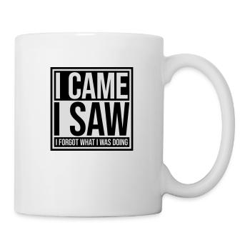 I came saw forget - Mug - white - Right