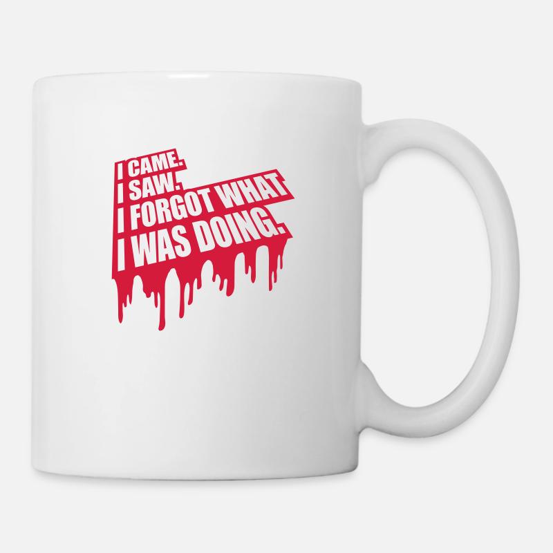 I came saw forget - Tasse - Weiß