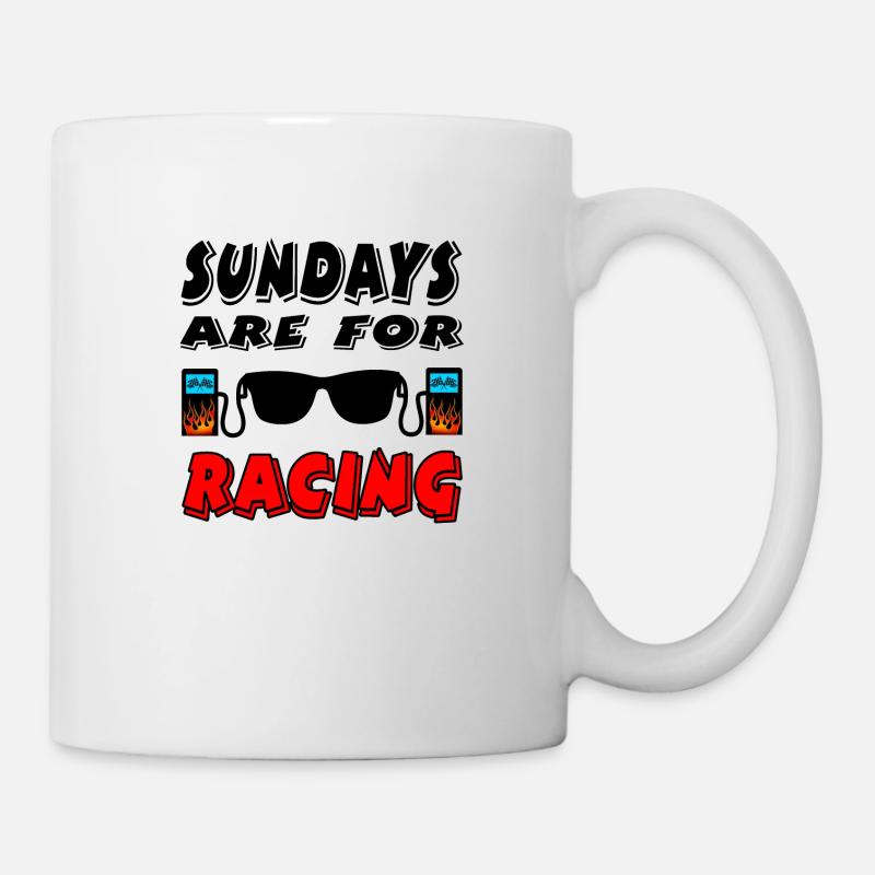 Auto - Tasse - Weiß