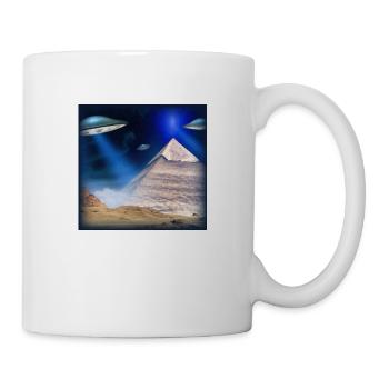 ufo pyramids - Mug - white - Right