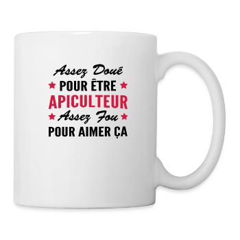doué pour être apiculteur / humour apiculteur - Mug blanc - blanc - Droite