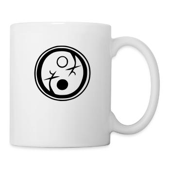 Yin Yang Sign Symbol Peace Happiness Vector 2 - Mug - white - Right