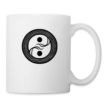 Yin Yang Sign Symbol Peace Happy 4 - Mug - white - Right